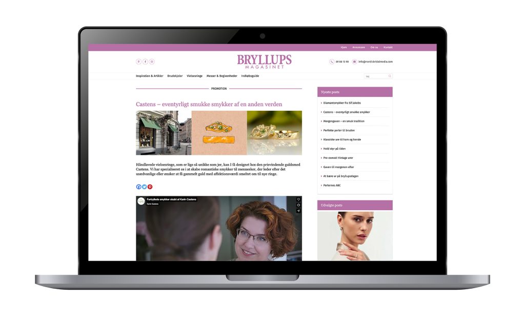 Bryllupsmagasinet - eksempel