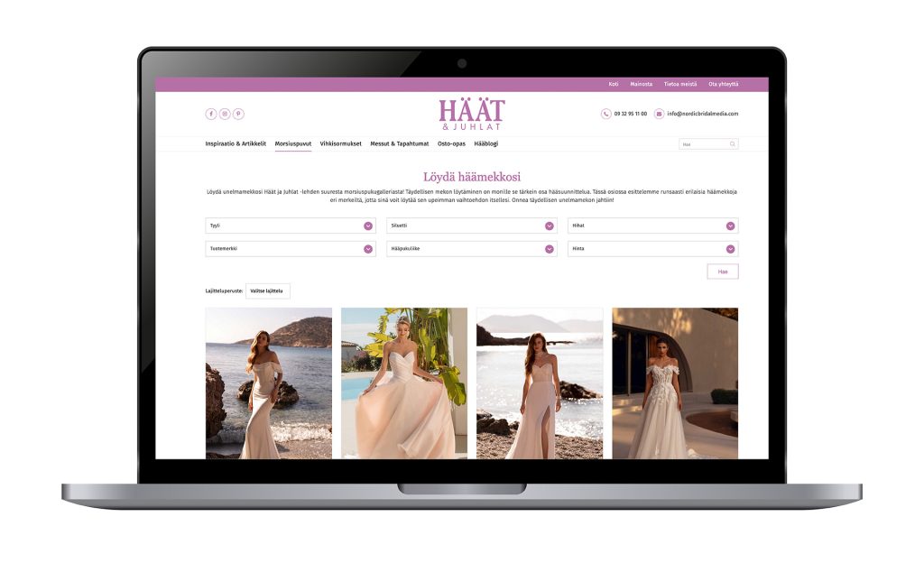 morsiuspuvvut Häät ja Juhlat