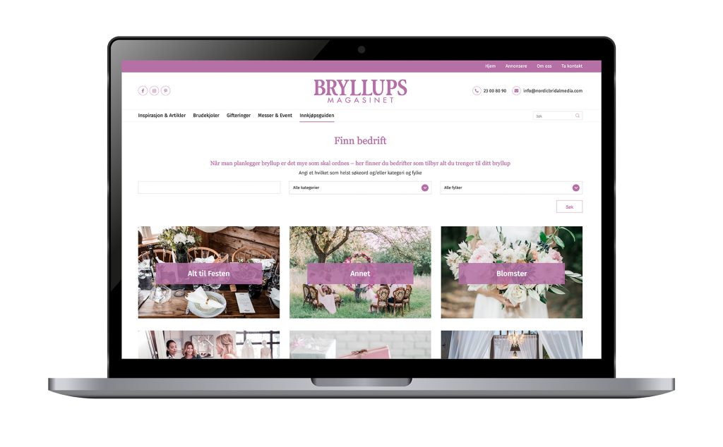 Bryllupsmagasinet Innkjøpsguide