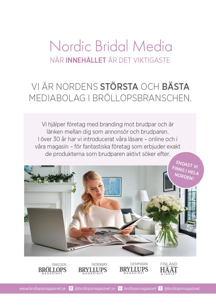 Nordic Bridal Media Flyer - Bröllopsmagasinet